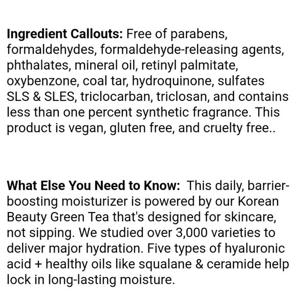 NIB INNISFREE GREEN TEA SEED  HYALURONIC CREAM - Picture 5 of 15